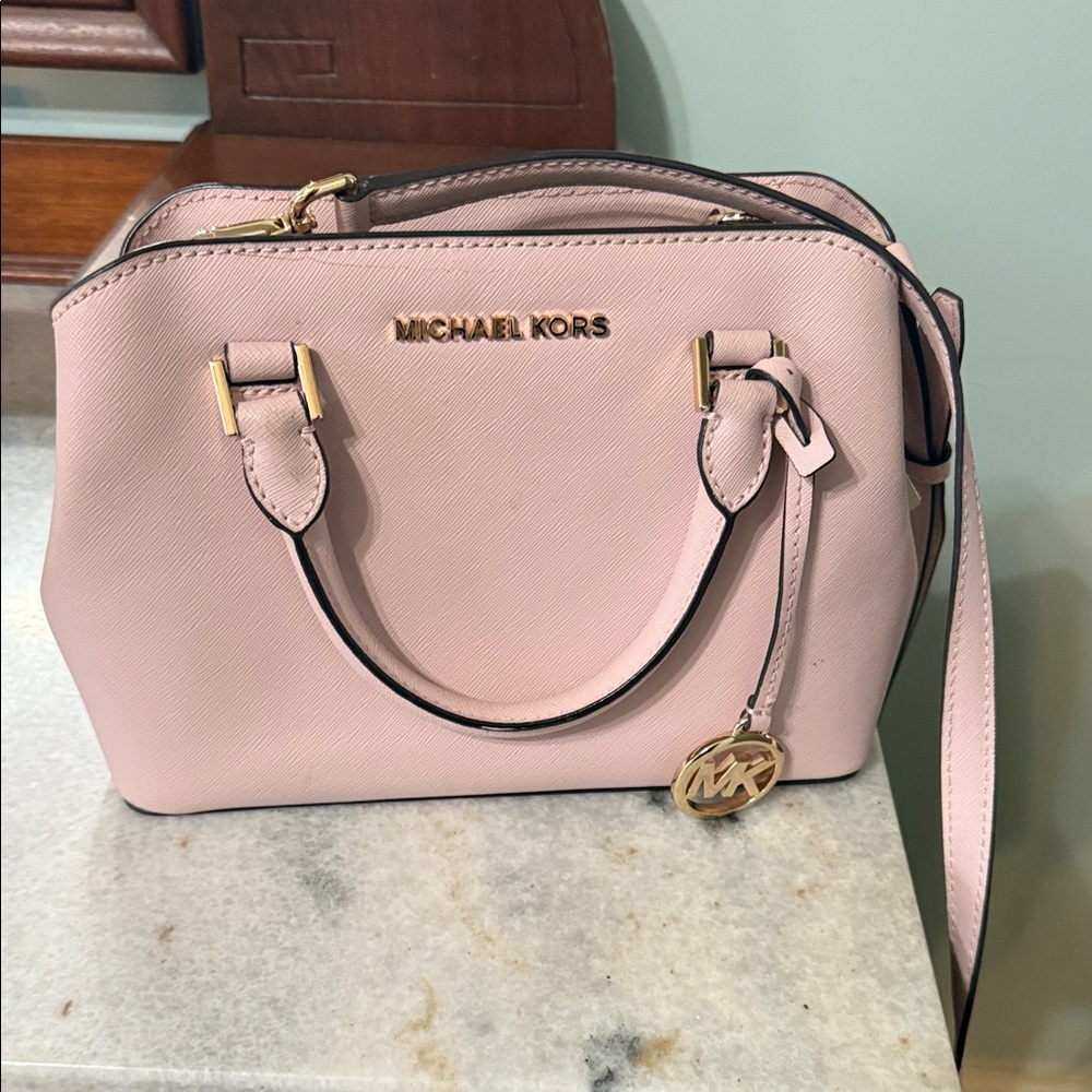 Michael Kors Light Pink Satchel Bag